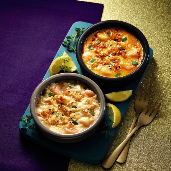 Specially Selected King Prawn & Patagonian Scallop Gratin 240g/2 Pack